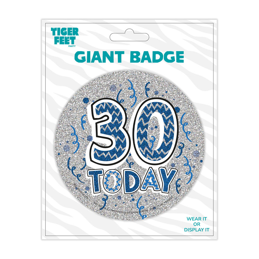 Big Badges Age 30 Male 6pk