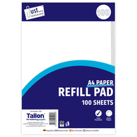 Tallon Refill Pad Plain 100 Sheet A4