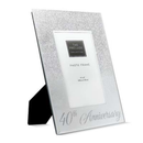 Frame 4" x 6" Silver 40th Anniversary