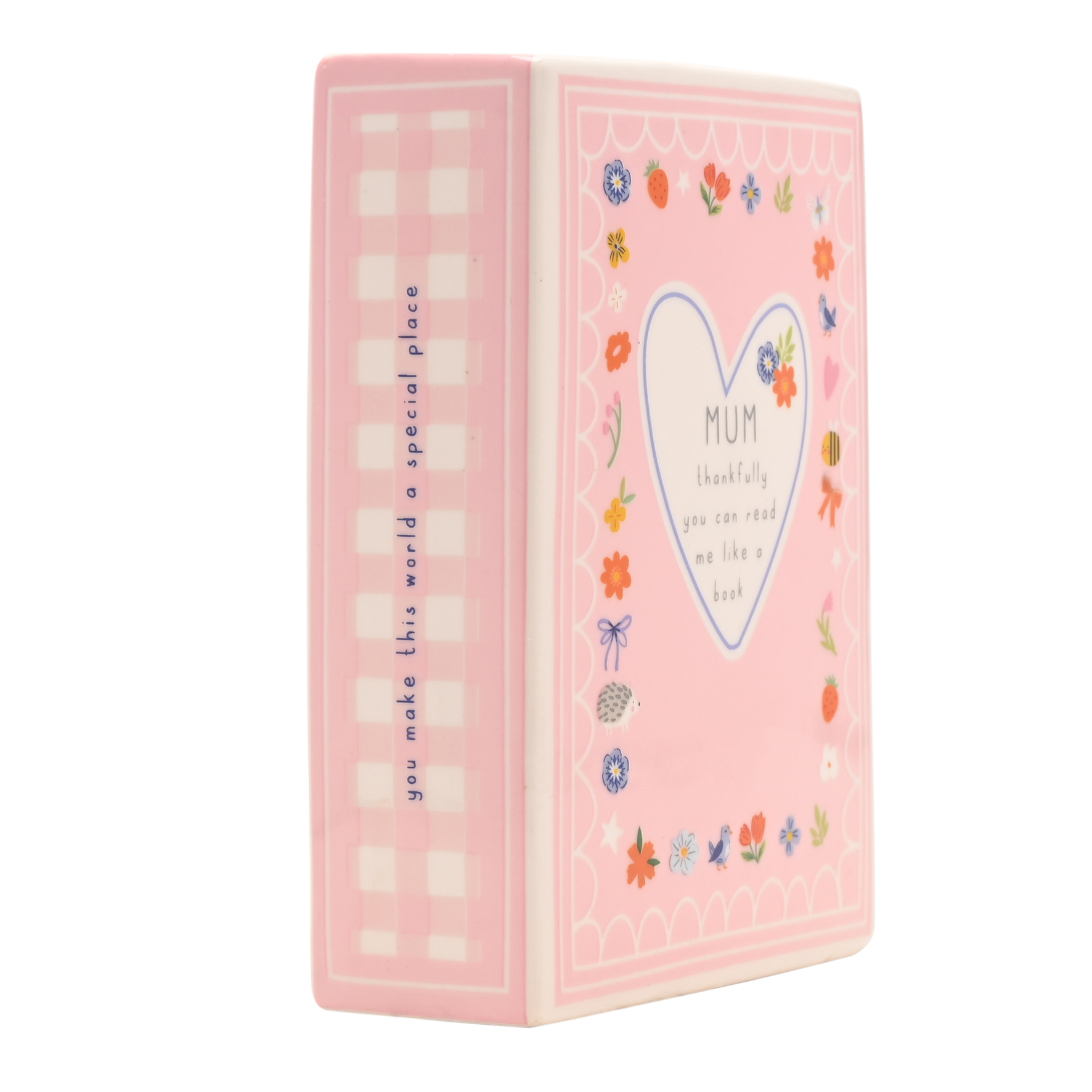 Widdop Love Life Book Vase Mum 15cm