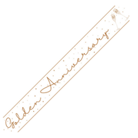 Unique Banner Golden Anniversary 9ft