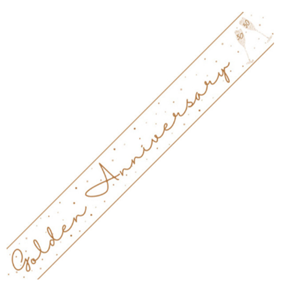 Unique Banner Golden Anniversary 9ft