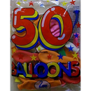 Classic Asst 8" Latex Balloons 15x50pk
