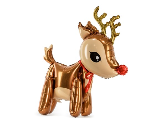 Christmas Reindeer Glossy 24" Foil Balloon