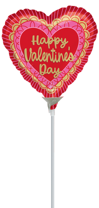Anagram Scalloped Sweethearts 9" Air Fill Foil