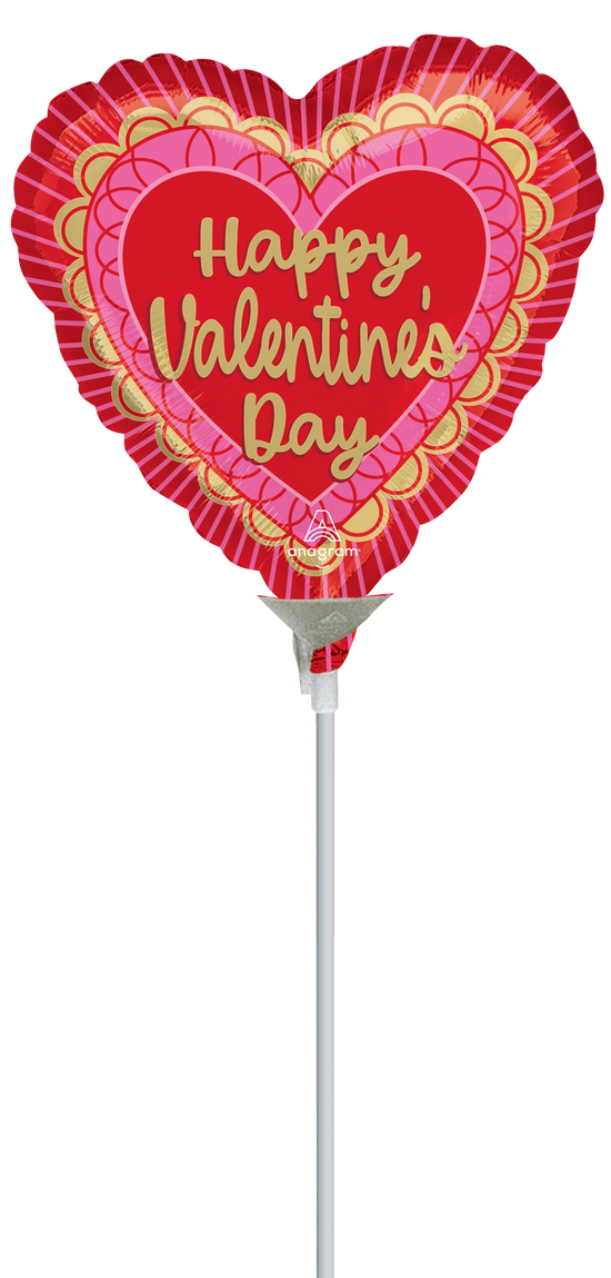 Anagram Scalloped Sweethearts 9" Air Fill Foil