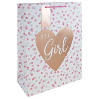 It's A Girl Extra Large Gift Bag 6pk
