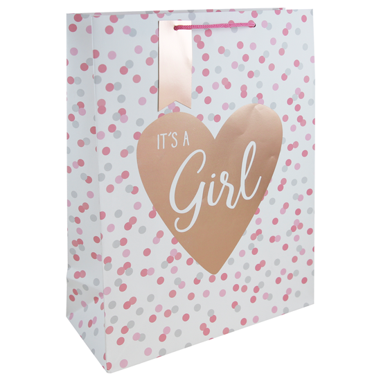 It's A Girl Extra Large Gift Bag 6pk
