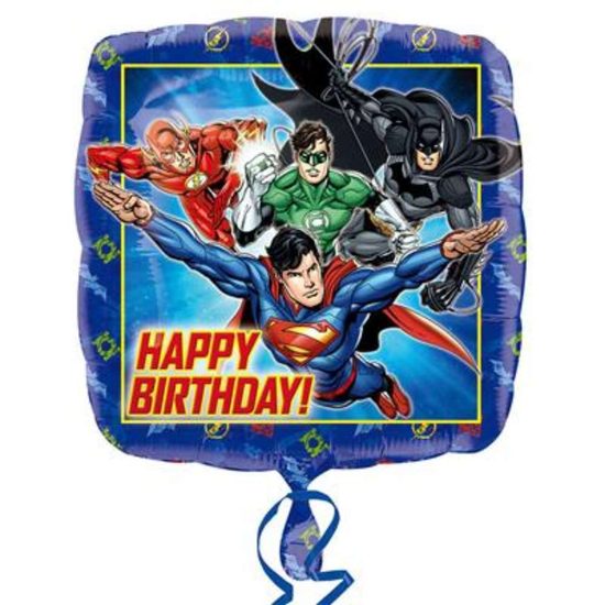 Foil Balloon 18" Square Justice League