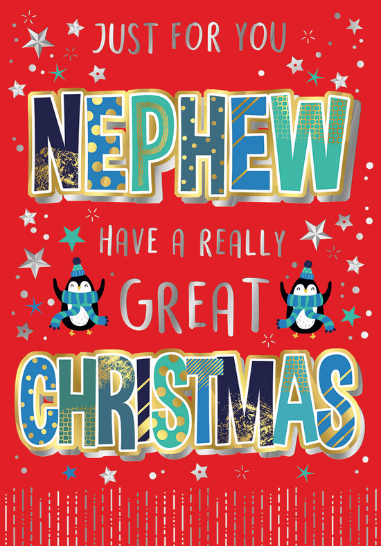 Regal 6 Pack M6 Cards Christmas Nephew
