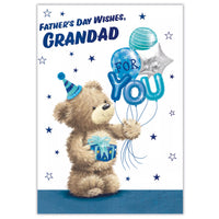 Kingsley 6-pack C50 Father's Day Grandad cards featuring cheerful designs, perfect for celebrating grandfathers.