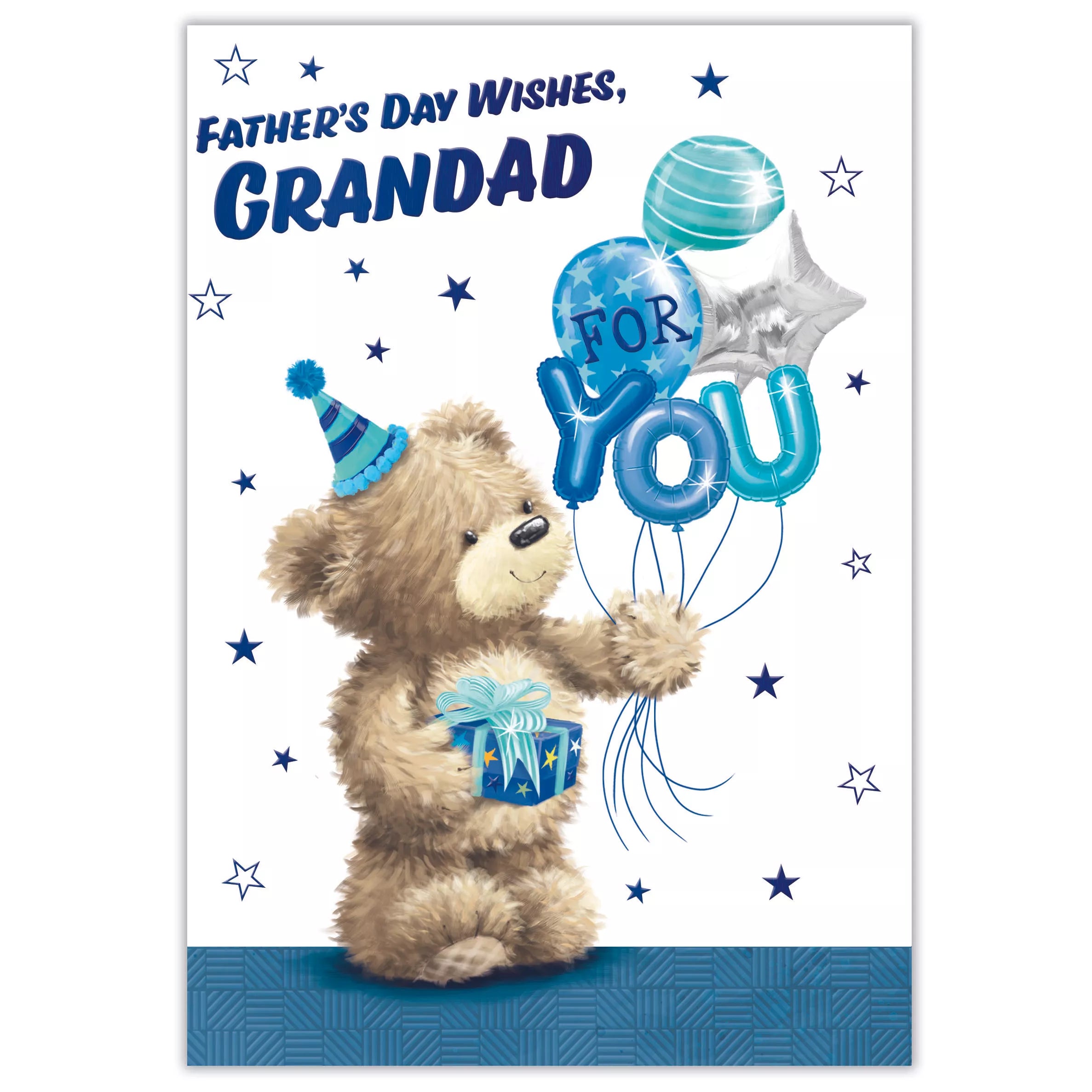 Kingsley 6-pack C50 Father's Day Grandad cards featuring cheerful designs, perfect for celebrating grandfathers.