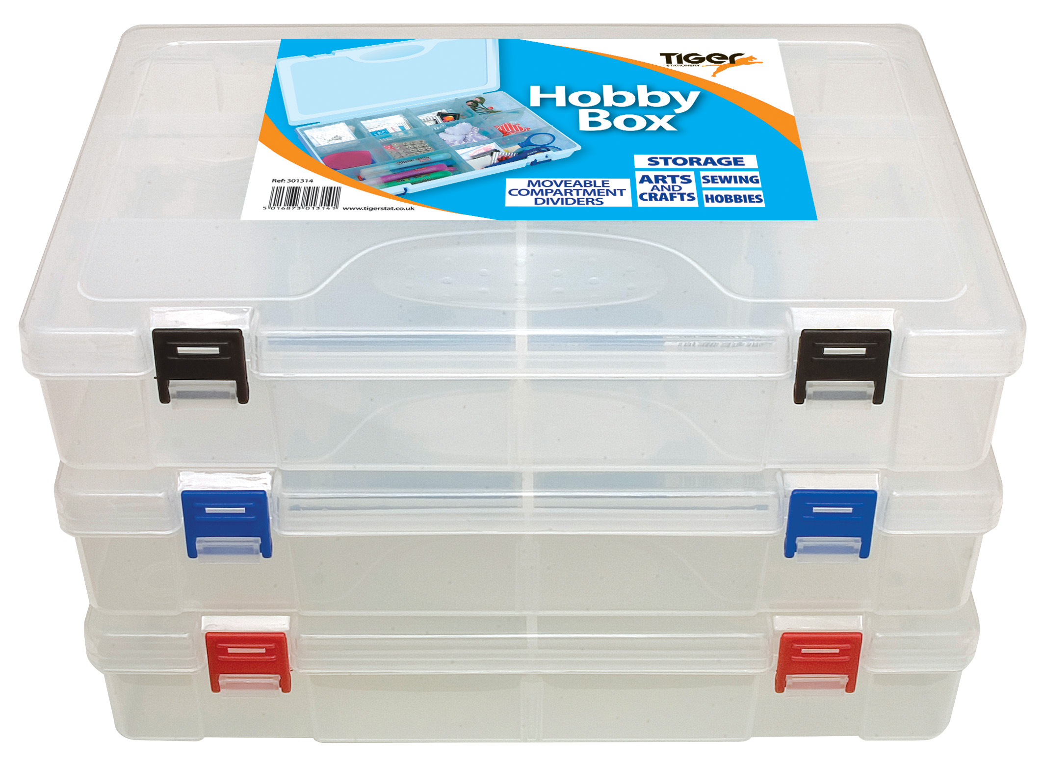 Hobby Box 300x200x55mm (Colour May Vary)