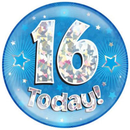 Oaktree Badge 16 Today Blue Jumbo 6