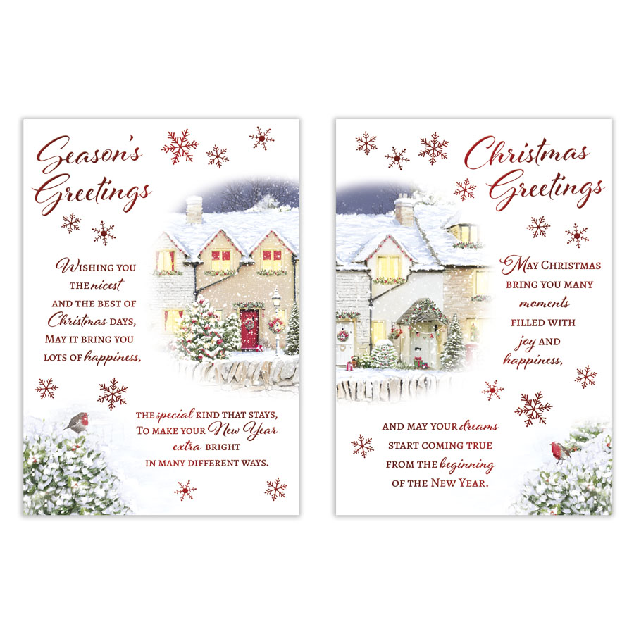 Poppyhill 12 Pack Cards C50 Christmas Open