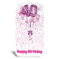 Prelude Platinum C55 Birthday Age 40 6pk
