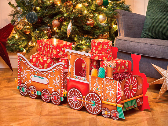 Partisan Gift Box Gingerbread Train Large