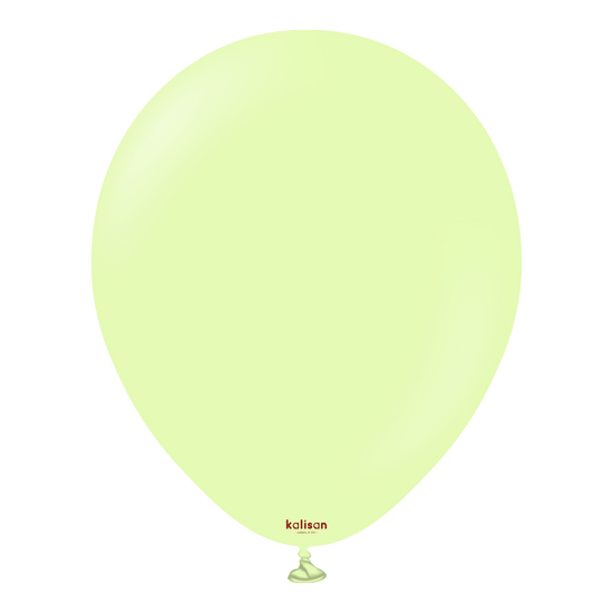 Kalisan Macaron Pistachio 18" Latex Balloons 25pk