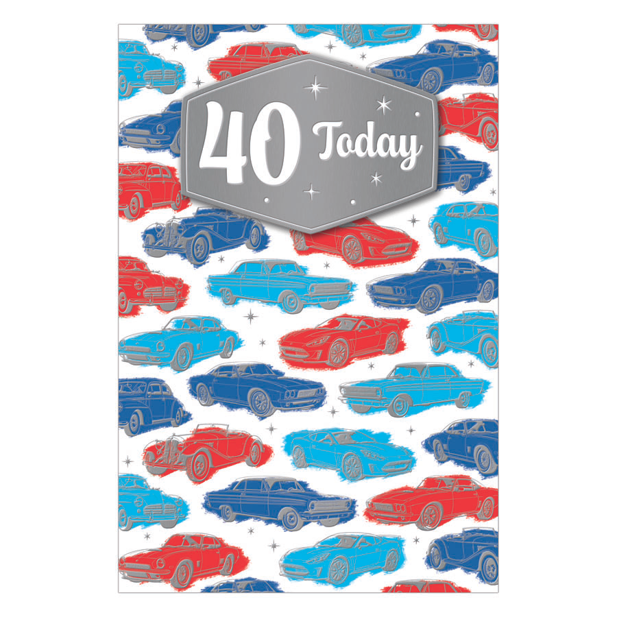 Prelude 6 Pack Cards C75 Birthday Age 40