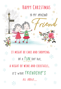 Regal 6 Pack C75 Cards Christmas Friend
