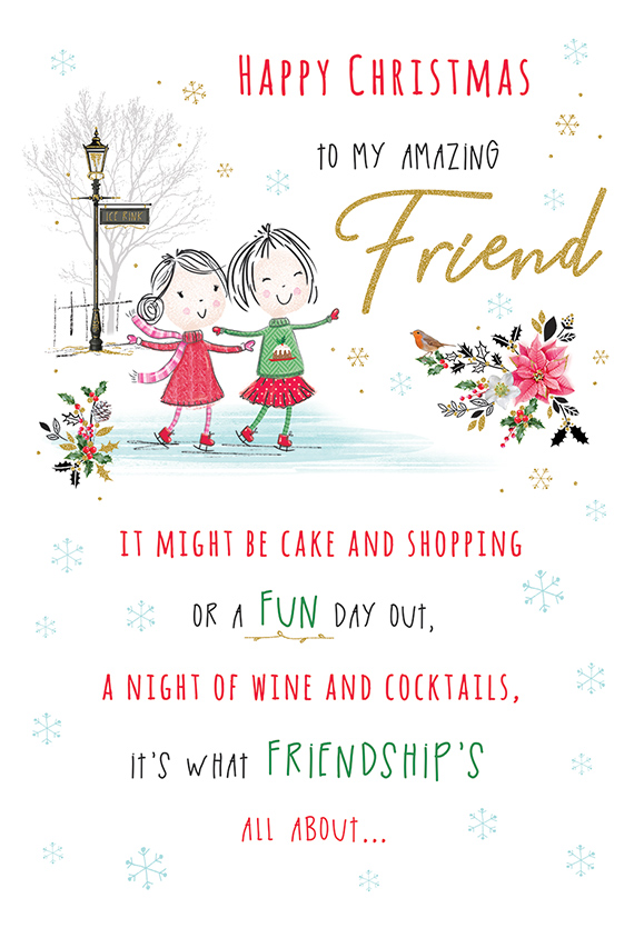 Regal 6 Pack C75 Cards Christmas Friend