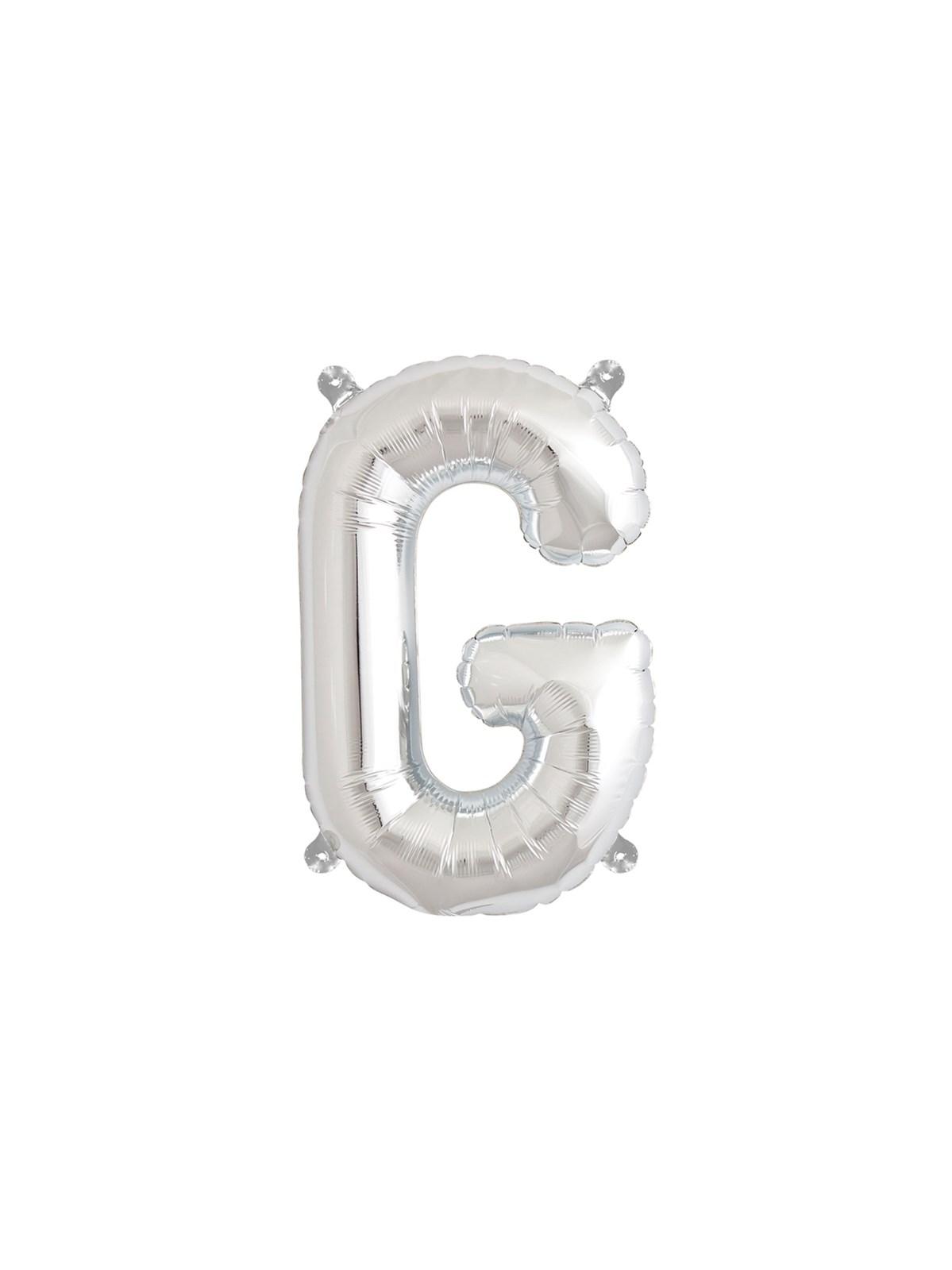 Northstar Foil Balloon Silver 16" Letter G