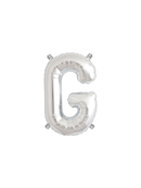 Northstar Foil Balloon Silver 16" Letter G