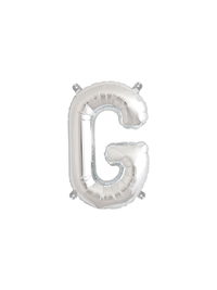 Northstar Foil Balloon Silver 16" Letter G