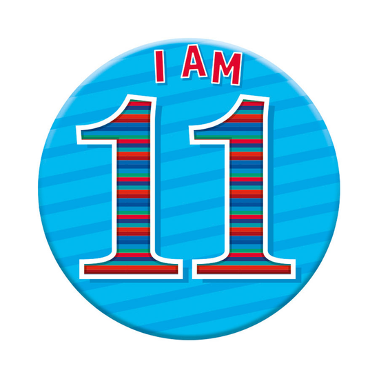 Small Badges Age 11 Male 6pk