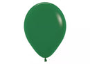 Sempertex Fashion Forest Green 12-inch latex balloons, decorative latex decorators pack, bright green color, 12 balloons included.