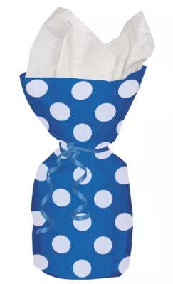 Unique Cello Sweet Bags Dots Navy Blue 20pk