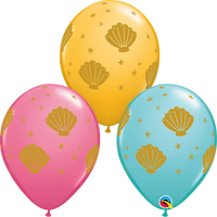 Qualatex Sea Shells 11" Latex Balloons 25pk