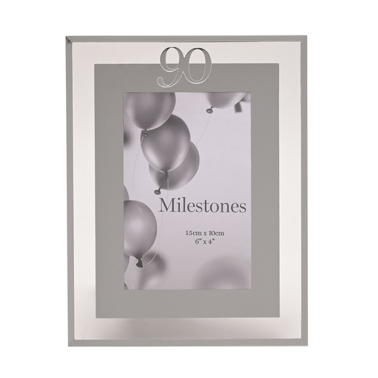 Milestones Frame Silver Age 90 4x6