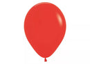 Sempertex 12-pack red latex balloons for decorating, 12-inch size, perfect for parties and celebrations