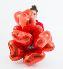 Grabo Foil Balloon Red Heart 18