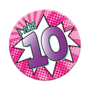 Small Badges Age 10 Female 6pk