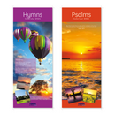 Tallon 24-pack calendar featuring hymns and psalms, super slim design with colorful religious-themed illustrations.