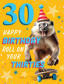 Regal 6 Pack Cards 8x6 Birthday Age 30