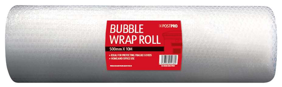 Bubble Wrap Roll Extra Large 500mmx10m BGC Label