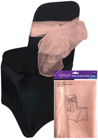 Oaktree Rose Gold Chair Sash