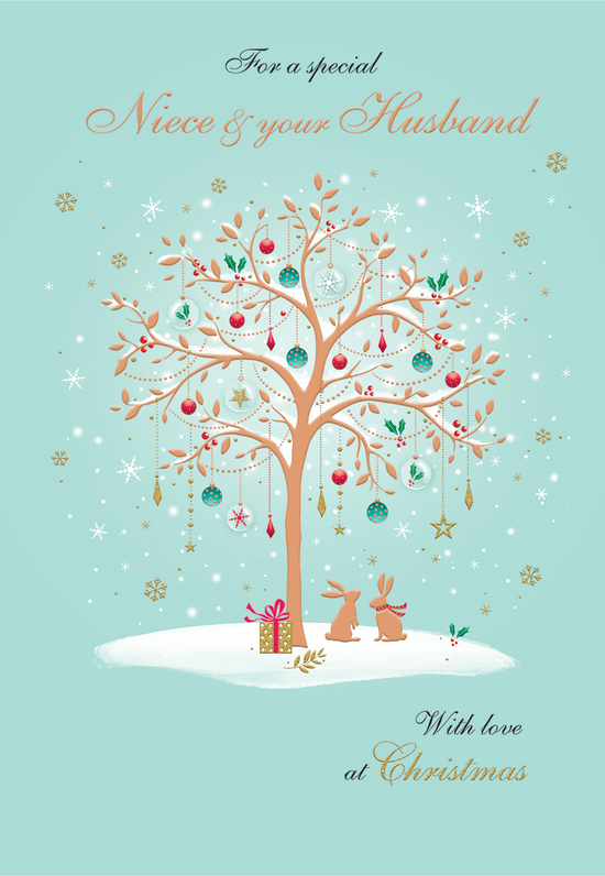 Regal 6 Pack C75 Cards Christmas Niece & Husband