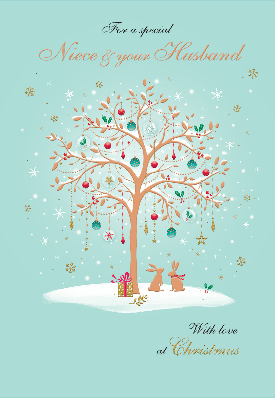 Regal 6 Pack C75 Cards Christmas Niece & Husband