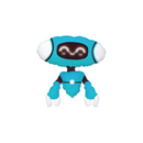 Flexmetal Foil Balloon Blue Robot 13"