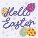 Hip To Be Square Easter open contemporary cards, 6-pack, featuring colorful, modern designs perfect for celebrating spring.