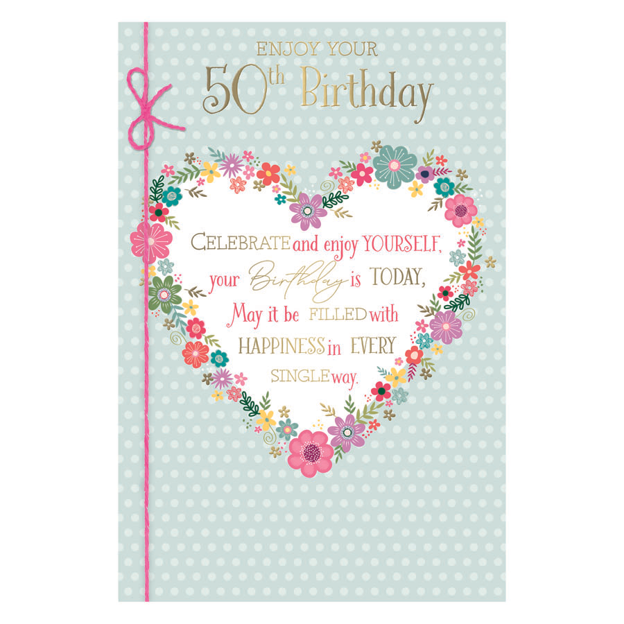 Prelude 6 Pack Cards C75 Birthday Age 50
