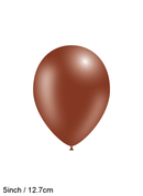 Decotex Pro Fashion Chocolate 5" Latex 100pk