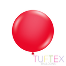 Tuftex Standard Red 24" Latex Balloons 3pk