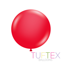 Tuftex Standard Red 24" Latex Balloons 3pk