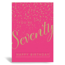 Prelude Pzazzle C50 Birthday Age 70 6pk