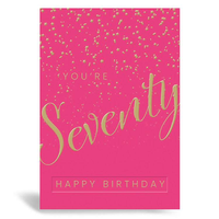 Prelude Pzazzle C50 Birthday Age 70 6pk